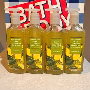 Lot of FOUR Bath & Body Works LIMONCELLO Deep Cleansing Hand Soap - SEALED